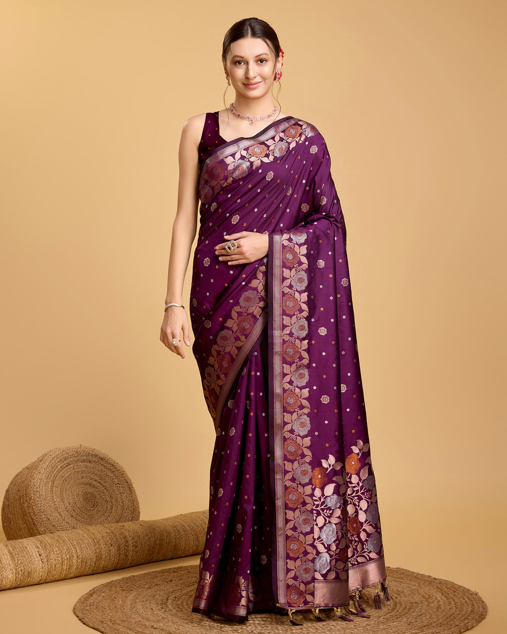 🌸 3-Zari Perfection: From Royal Sarees to Designer Bridal Jackets